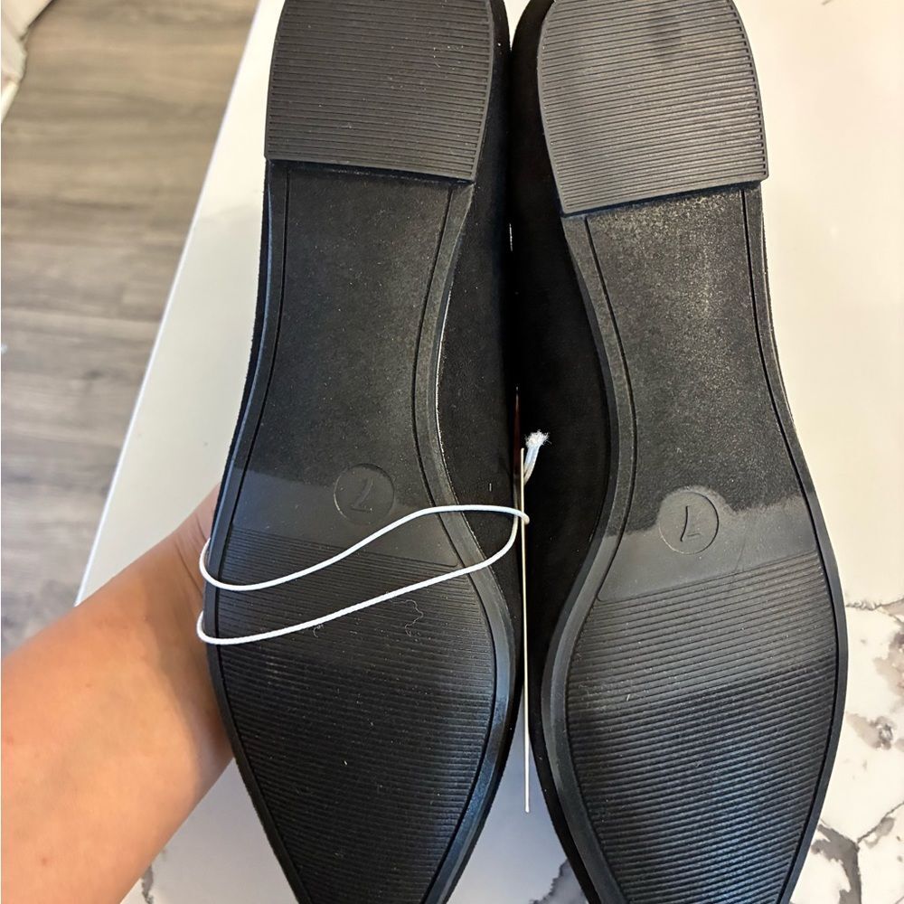 A New Day Women's Black Pointed Flats - Picture 3 of 4